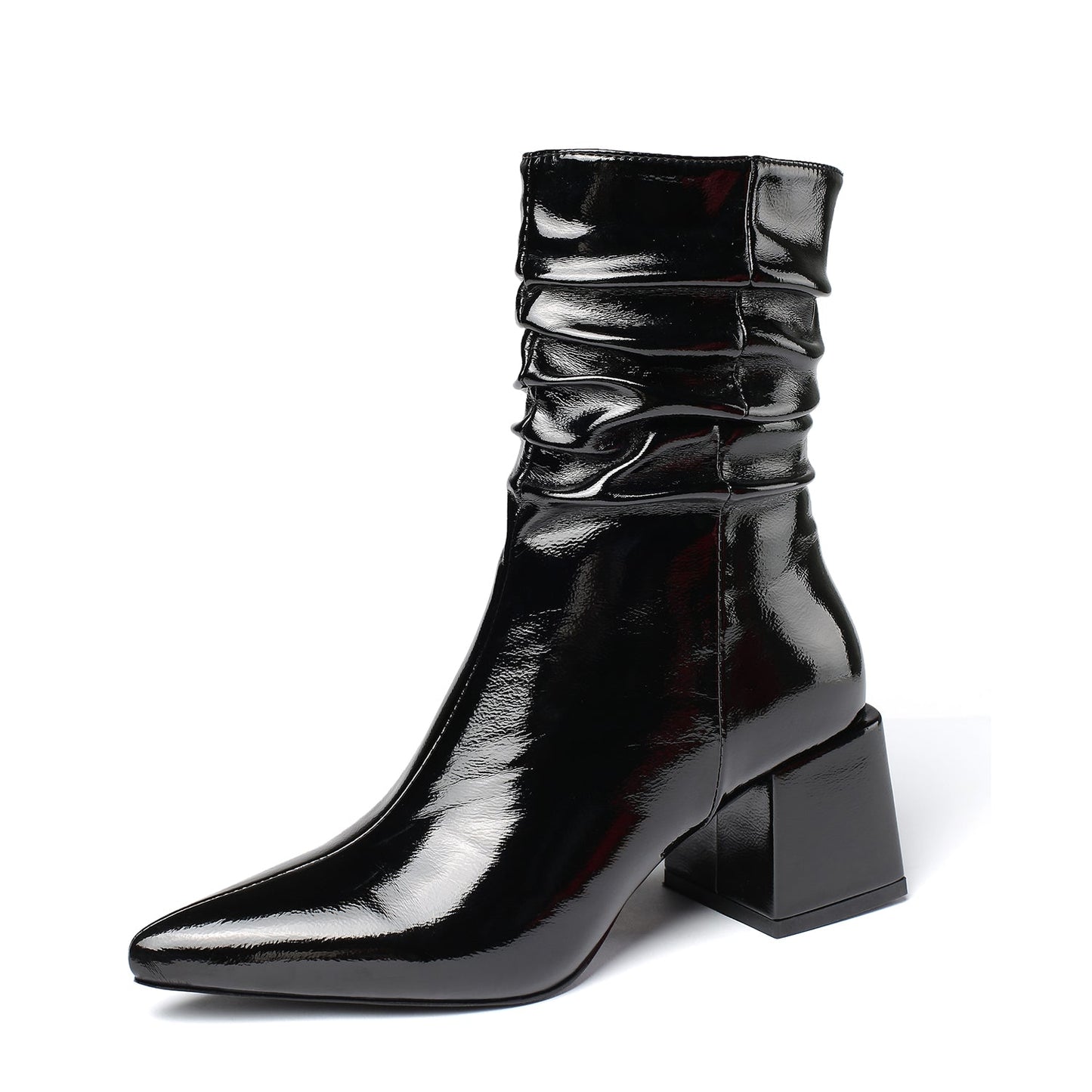 Barbie 65 Ruched Ankle Boots - Vivianly Shoes - Ankle Boots