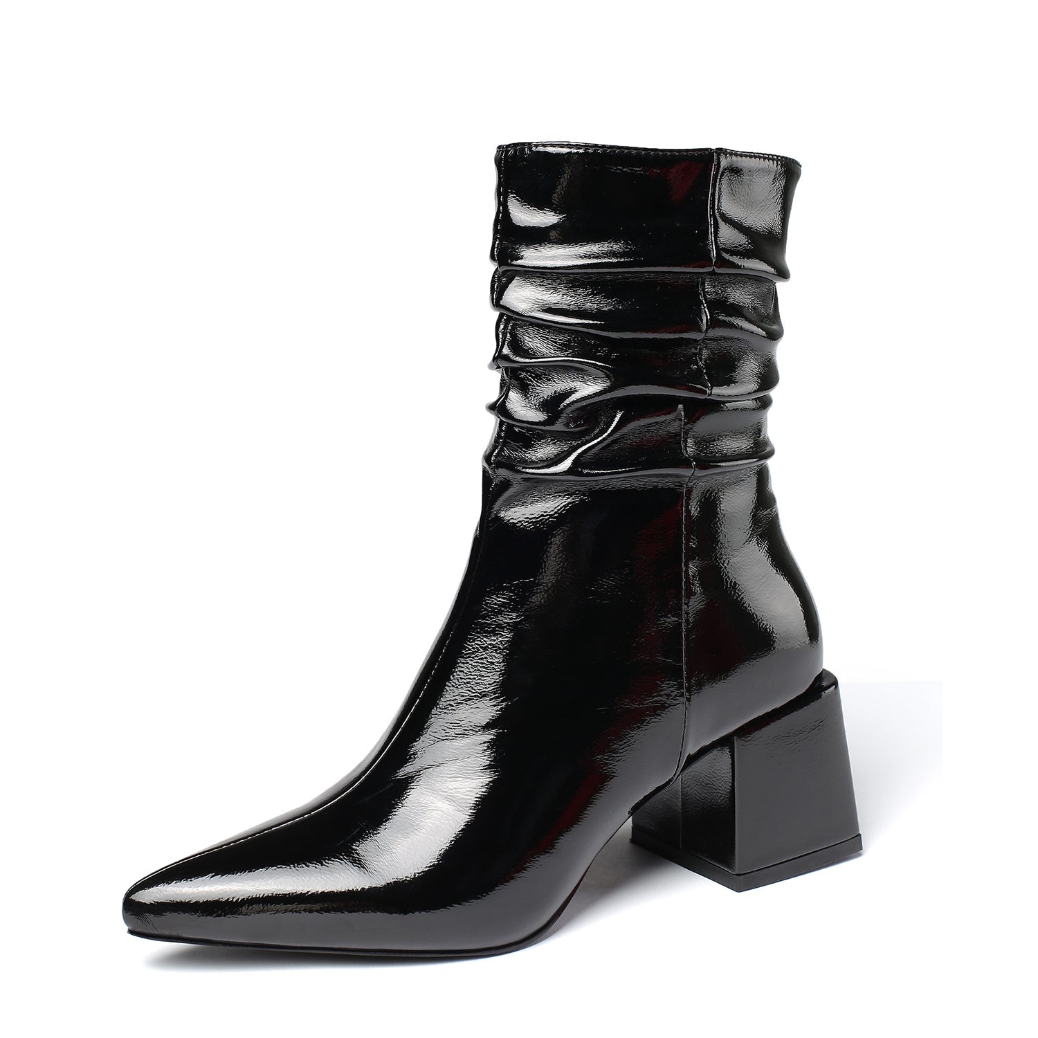Barbie 65 Ruched Ankle Boots - Vivianly Shoes - Ankle Boots