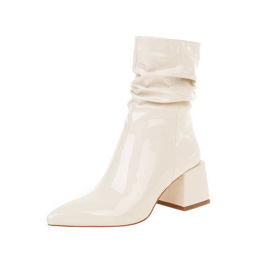 Barbie 65 Ruched Ankle Boots - Vivianly Shoes - Ankle Boots