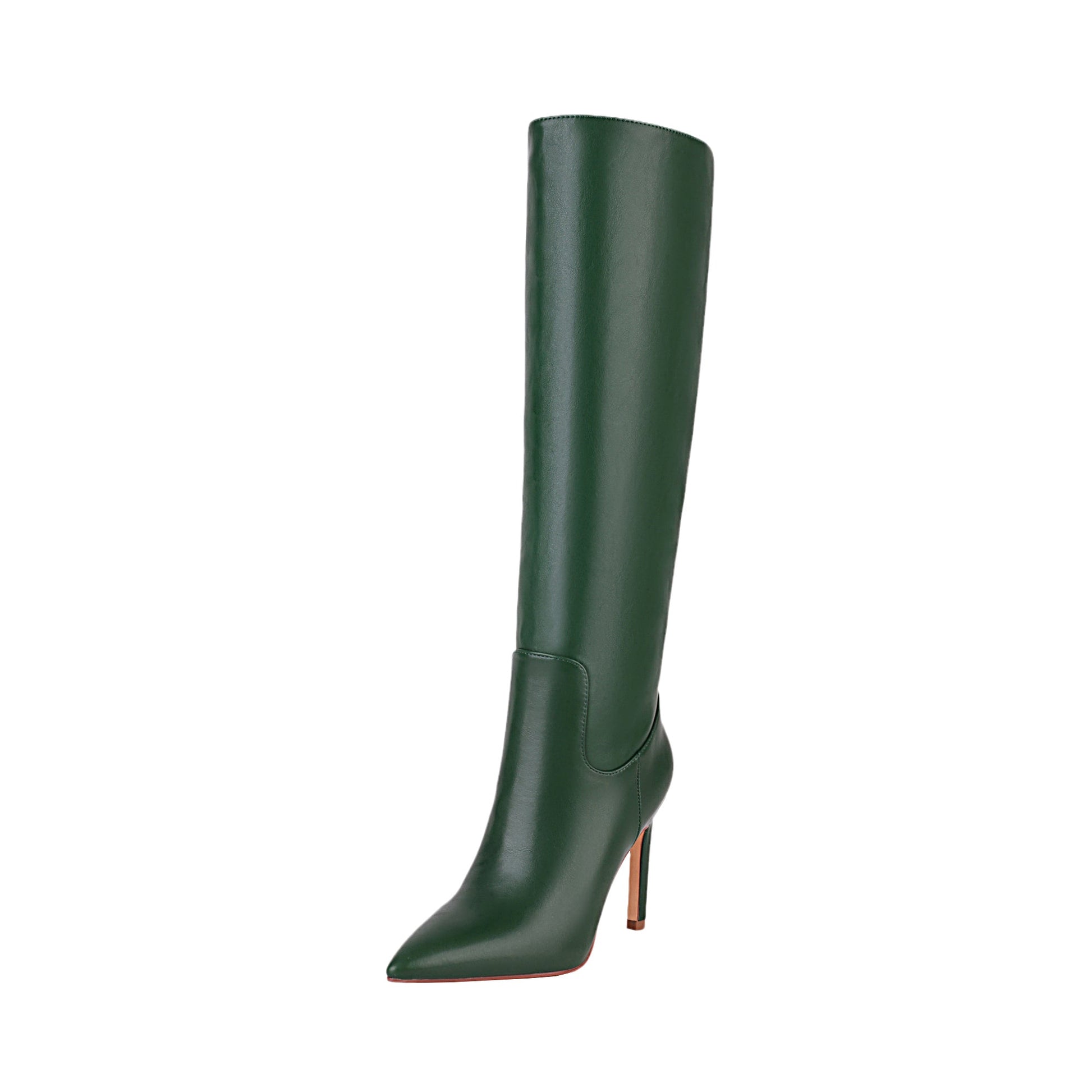Cyndy 100 Knee High Stiletto Boots - Vivianly Shoes - Knee High Boots