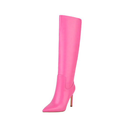 Cyndy 100 Knee High Stiletto Boots - Vivianly Shoes - Knee High Boots