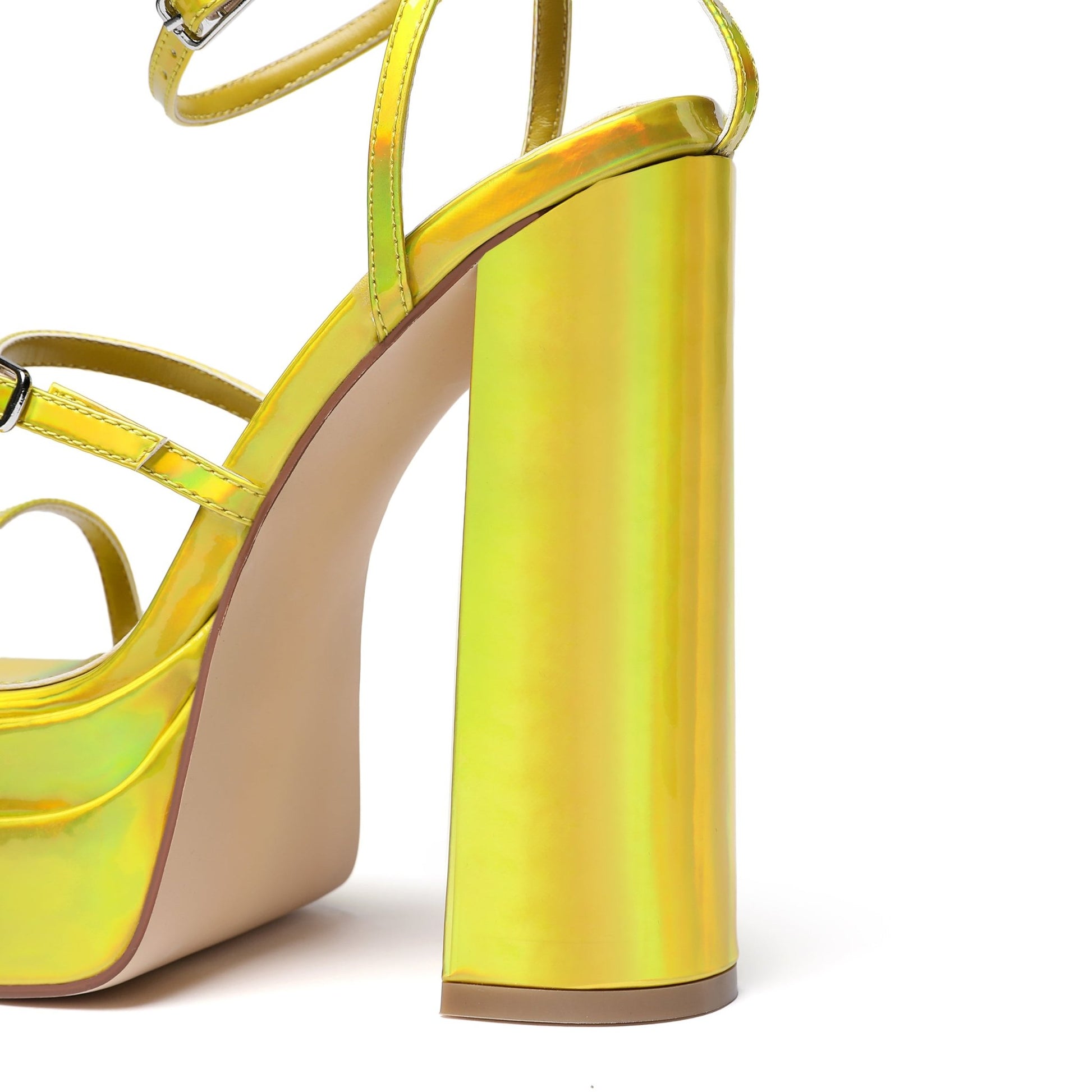 Ellie 140 Chunky Platform Pumps - Vivianly Shoes - Chunky Heels