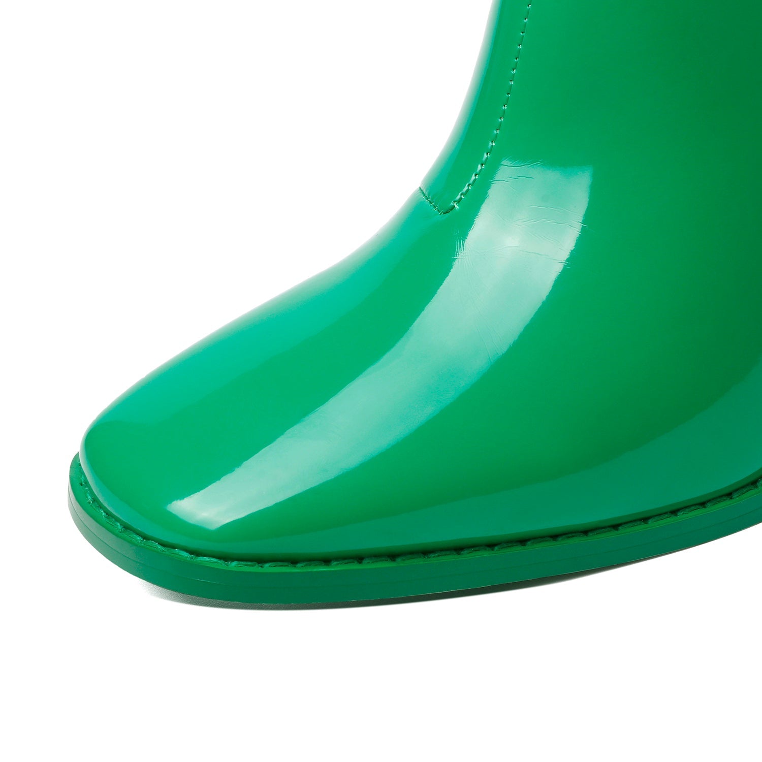 Glossy 90 Platform Ankle Boots - Vivianly Shoes - Ankle Boots