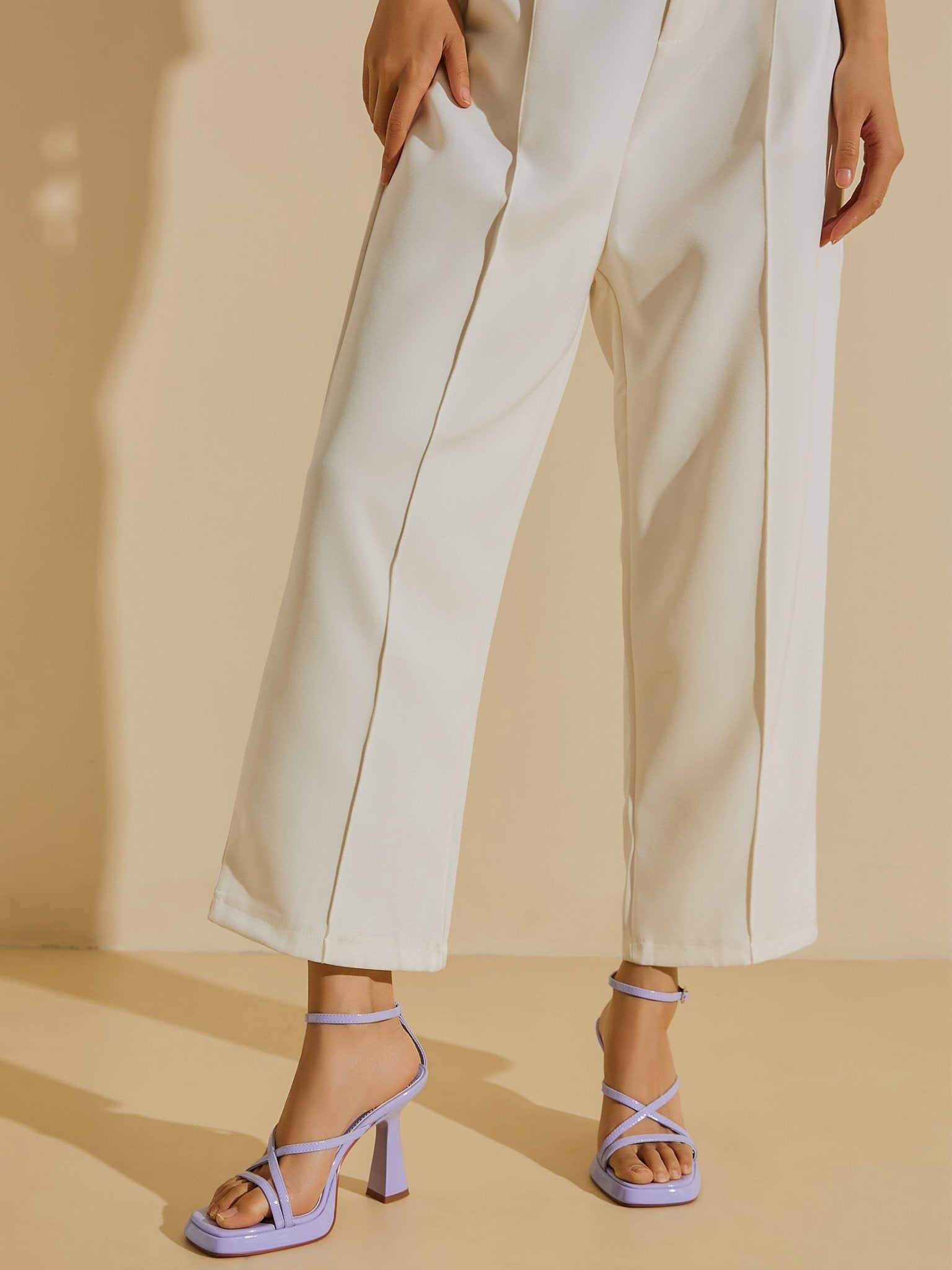 Jules 100 Chunky Platform Heels - Vivianly Shoes - Stilettos
