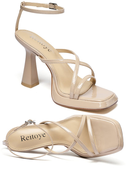 Jules 100 Chunky Platform Heels - Vivianly Shoes - Stilettos