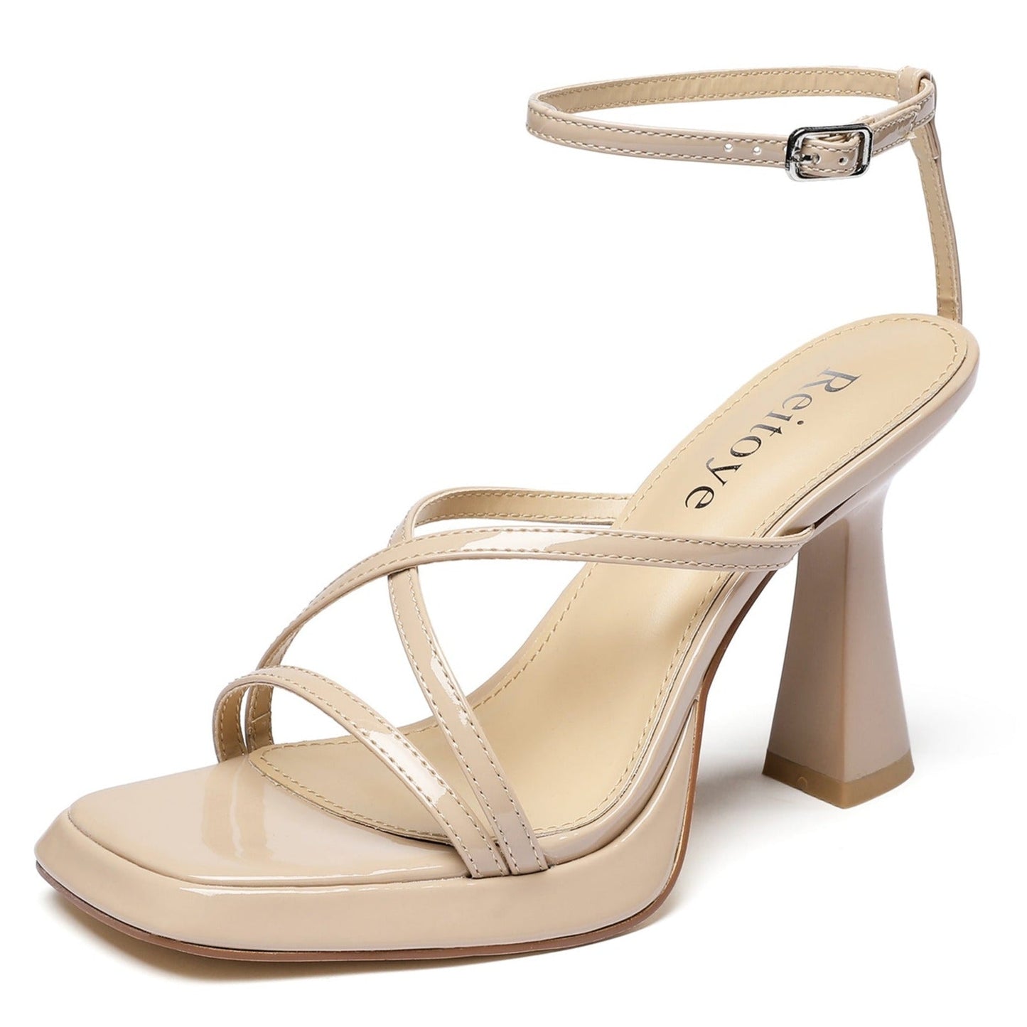 Jules 100 Chunky Platform Heels - Vivianly Shoes - Stilettos