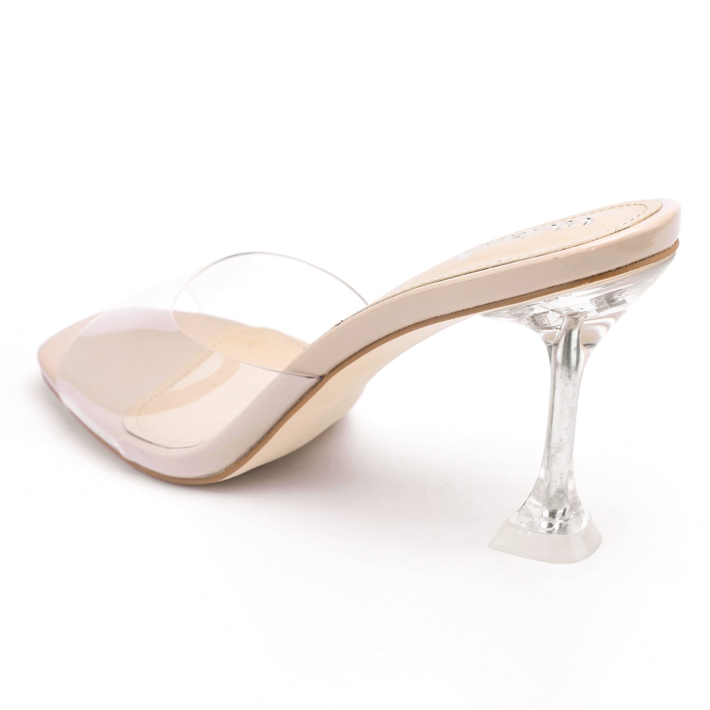 Layla 89 Peep Toe Clear Stilettos - Vivianly Shoes - Stilettos