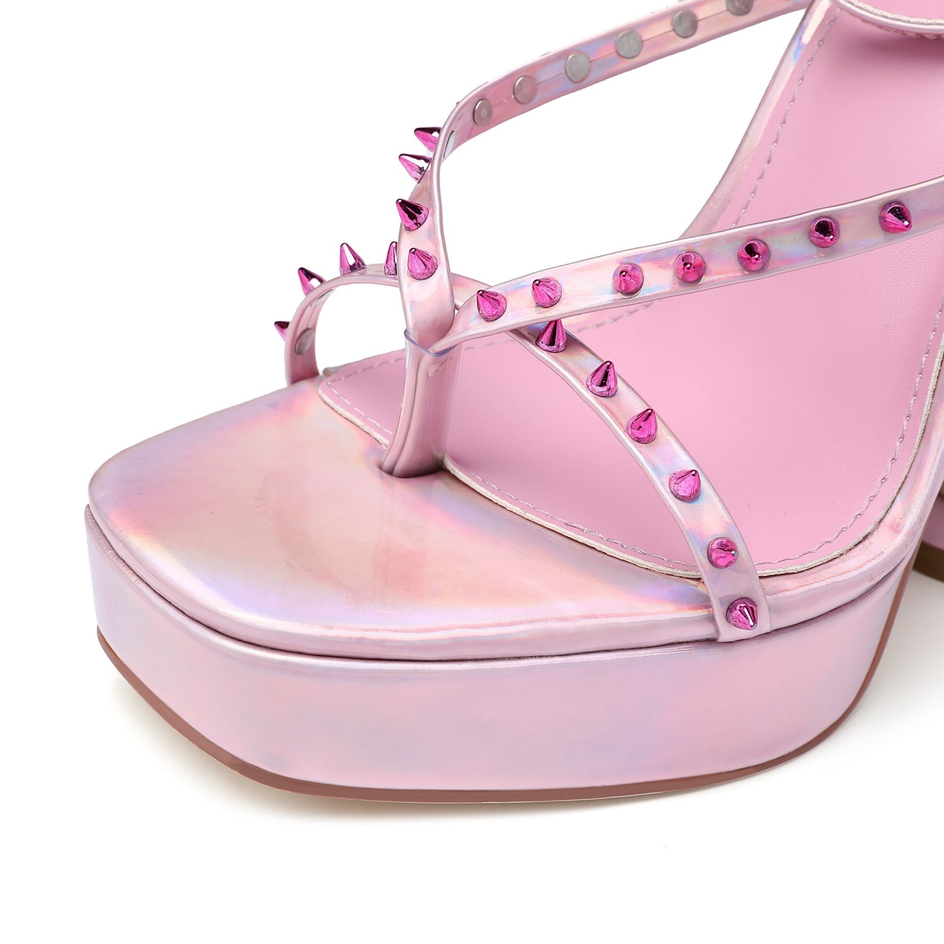 Maxine 140 Rhinestone Pumps - Vivianly Shoes - Platform Heels