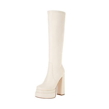 Maya 140 Tall Zipper Knee High Boots - Vivianly Shoes - Knee High Boots
