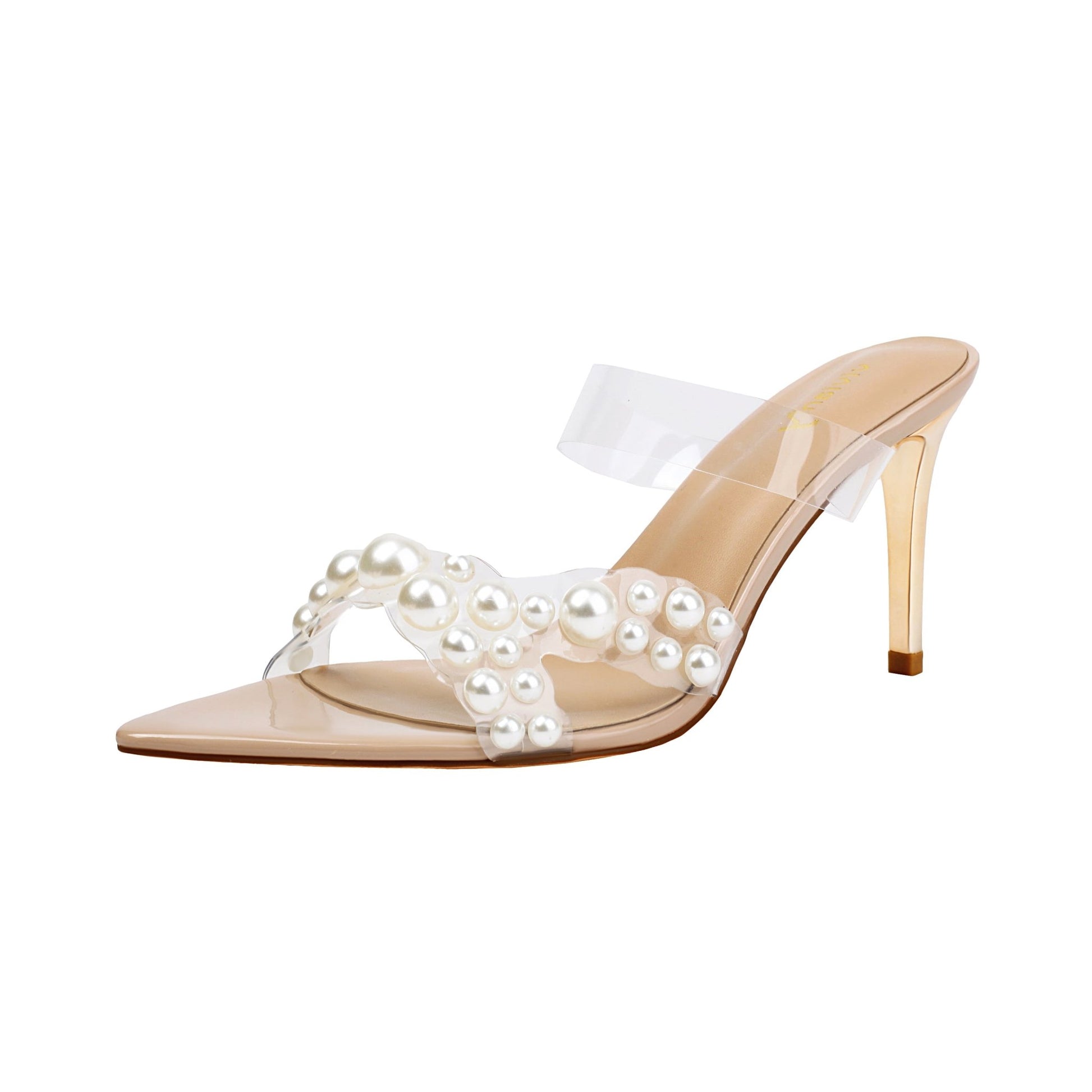 Pearly 85 Pointed Stiletto Heels - Vivianly Shoes - Stilettos