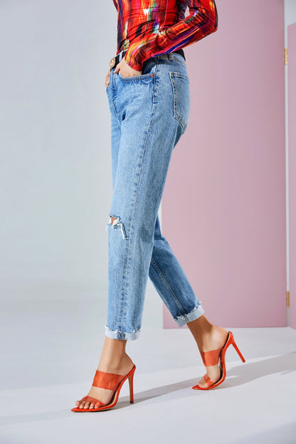 Roxy 110 Clear Stiletto Heels - Vivianly Shoes - Stilettos