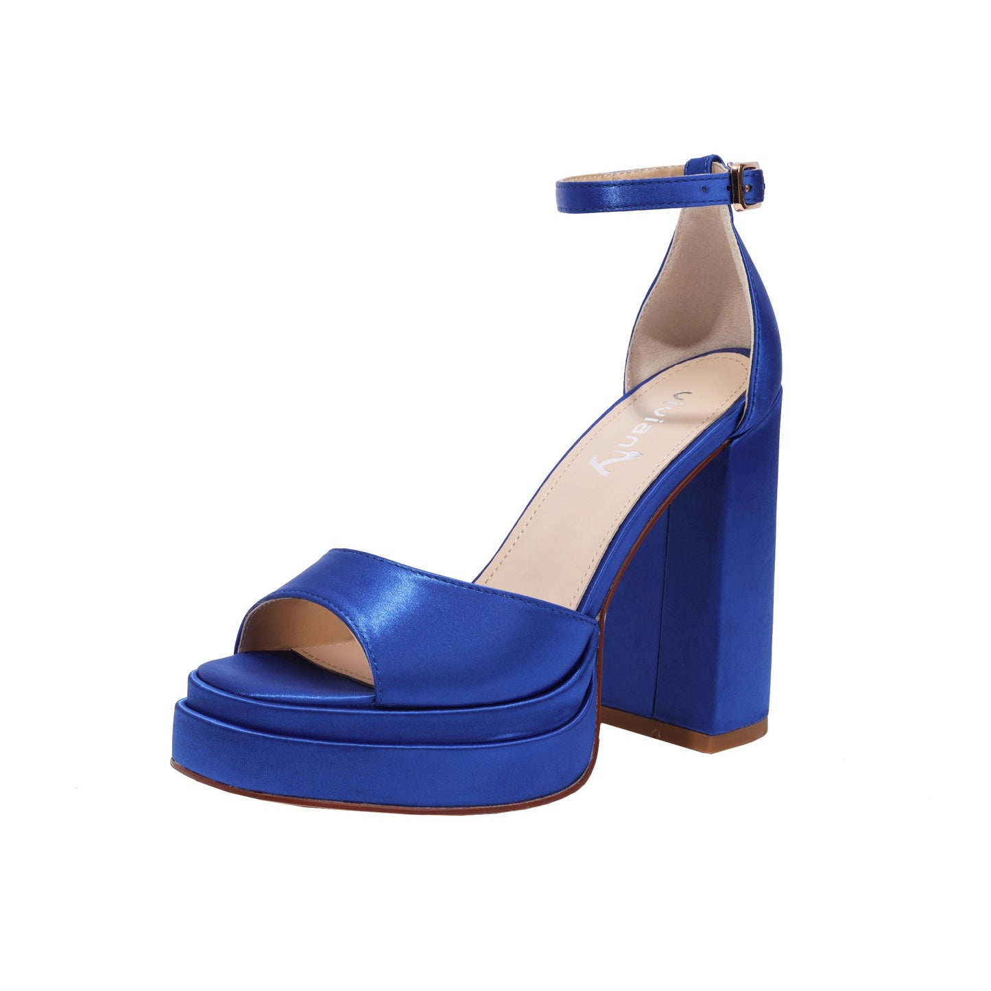 Tyla 120 Open Toe Mary Jane Pumps - Vivianly Shoes - Platform Heels