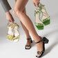 Juliana 55 Chunky Heel Sandals - Vivianly Shoes - chunky heels