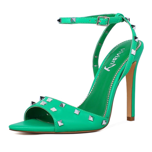 Ramona 110 Heeled Sandals - Vivianly Shoes - Stilettos