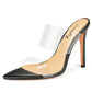 Roxy 110 Clear Stiletto Heels - Vivianly Shoes - Stilettos